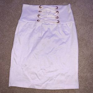 White Mini Skirt